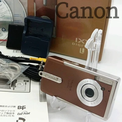 Canon Ixy Digital L1 Bronze Compact Camera 4Mp Aluminum Body - Image 1 of 4