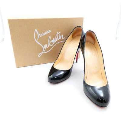 Zapatos de salón Christian Louboutin FIFI 100 CHAROL BECERRO talla 37,5 con tacón de 10 cm Foto 1 de 4