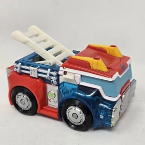 Transformers Rescue Bots Camion dei Pompieri Energizzato Onda di Calore Playskool Heroes Hasbro - Foto 1 di 10