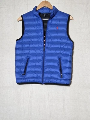 Polo Ralph Lauren Full Zip Puffer Lightweight Vest Blue Size Youth LG 14/16 - Image 1 of 4
