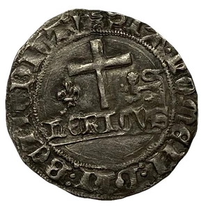 1422-1453 France Blanc Aux Ecus. Extra Fine. - Picture 1 of 3