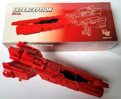 XT004 Interceptor Upgrade Kit for Generations Titan Metroplex Red Version X2 Toy - Image 1 of 4