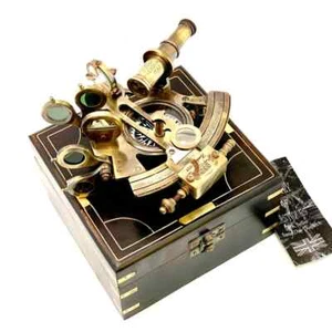 Antique Maritime Nautical Compass Sextant Vintage Marine Astrolabe Ship's - Picture 1 of 5