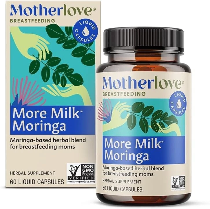 Motherlove More Milk Moringa Breastfeeding Nursing Lactation 60 Capsules