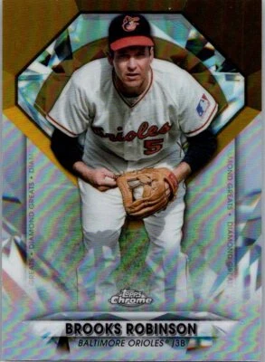 2022 Topps Chrome Update #DGC-28 Brooks Robinson Diamond Greats Die Cuts - Image 1 of 2