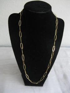 Danecraft Italia .925 Argento con Catena fermacarte Vermeil Oro 23" - Foto 1 di 8