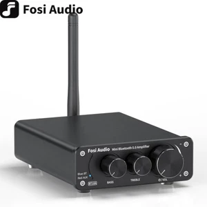 Fosi Audio BT10A Bluetooth 5.0 Amplifier Stereo Power Amplifier Class D HiFi AMP - Picture 1 of 7