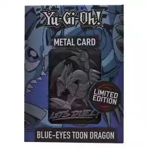 Yu-Gi-Oh! - Blue-Eyes Toon Dragon - Metal Card - Limited Edition - Foto 1 di 1