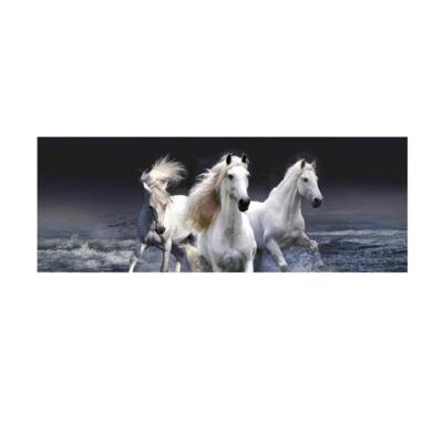 Adesivo gráfico cavalo branco 53x14 polegadas ajuste para carro caminhão SUV pára-brisa traseiro - Imagem 1 de 4