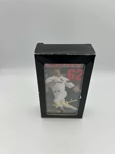 MARK McGWIRE 24K Gold Signature 62 Home Run Authentic Images Card NIB COA - Picture 1 of 5