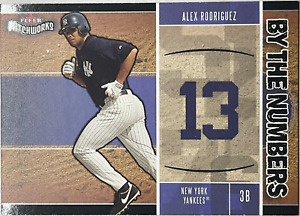 2004 FLEER *PATCHWORKS BY THE NUMBERS* #11 ALEX RODRIGUEZ *MLB ALLSTAR* YANKEES