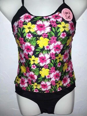 BOBBIE BROOKS-CLOSEOUT Women "S" Ladies Premium Multi-Color 2Pc Tankini Swimsuit - Image 1 of 2