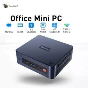 Beelink Mini PC Intel N5095 Windows 11 DDR4 8/16GB 128/256/512GB WIFI5 -New - Foto 1 di 10