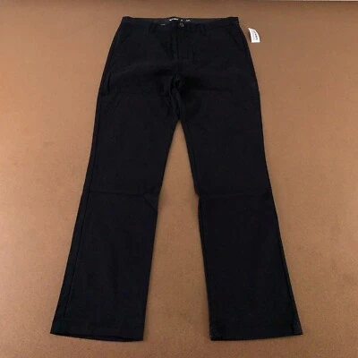 Pantalones de uniforme escolar chinos ajustados negros talla 16 Plus de Old Navy para niños nuevos con etiquetas Foto 1 de 4