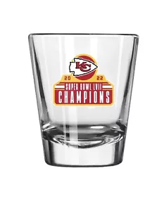 KC CHIEFS SUPER BOWL 57 LVII Champs Champions Shot Glass BRAND NEW ! - Picture 1 of 1