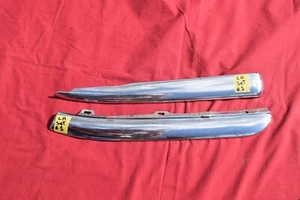 1953 Buick Skylark Vent Window Exterior Door Stainless LH Pair Set #1 - Picture 1 of 11