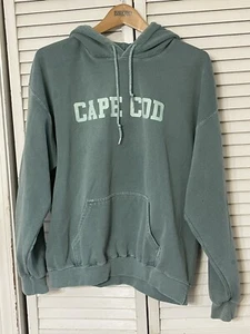 CAPE COD Souvenir Sudadera con Capucha Verde Salvia UNISEX Talla L 22” Pecho Sudadera Gildan - Imagen 1 de 9