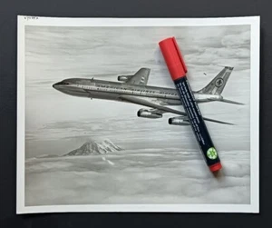 großes 8x10 Vintage Fabrikfoto American Airlines Boeing 707 # N7555A - Bild 1 von 2
