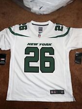 NWT Big KIDS Nike  New York Jets Bell YOUTH White Jersey Size L MSRP $75