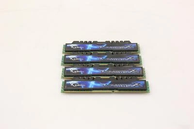 G.SKILL RIPJAWS F3-10666CL7Q-8GBXH 8GB kit 4x2GB DDR3 GAMING RAM. SKU221360 - Image 1 of 4
