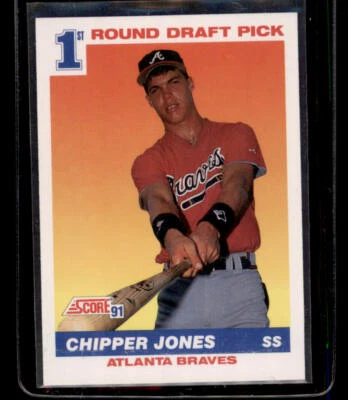 1991 Score #671 Chipper Jones RC (ref 227846) - Image 1 of 2