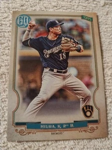 2020 KESTON HIURA TOPPS GYPSY QUEEN BASEBALL CARD #180 MILWAUKEE BREWERS  - Bild 1 von 2
