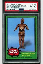 1977 STAR WARS #256 THE MARVELOUS DROID SEE-THREEPIO PSA 8 A New Hope Green 