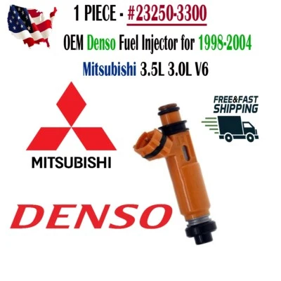 NOVO GENUÍNO Injetor de Combustível Denso x1 para 1998-2004 Mitsubishi Montero #23250-3300 - Imagem 1 de 4