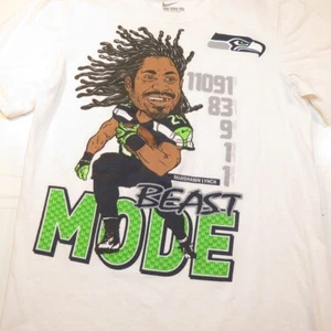 THE NIKE TEE SEATTLE SEAHAWKS NFL FOOTBALL TEE T SHIRT Mens S Marshawn Lynch - Picture 1 of 4