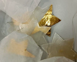 Räder Design Auswahl Capizkette Sternenkette Raum & Fenster Deko Hänger 120cm - Bild 1 von 10