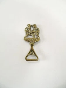 Vintage Brass Thirsty Pixies Bottle Opener. - Picture 1 of 3