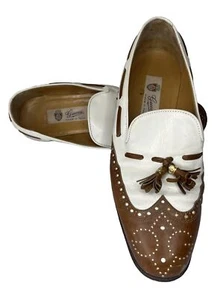 Vintage GUCCI Spectator Longwing Tassel Loafers Shoes Dress Men’s 8.5 (EUR 41) - Picture 1 of 18
