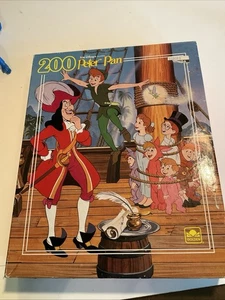 Golden Walt Disney’s Classic Peter Pan 200 Piece Jigsaw Puzzle Complete - Picture 1 of 5