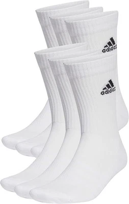 adidas Unisex Cushioned Sportswear Crew Socks – 6-Pair Pack | Premium Comfort - Image 1 of 3