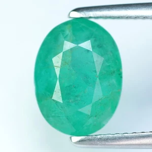 5.08Ct GIT Certified Oval cut 11.7 X 8.9 mm 100% Natural Zambia Green Emerald - Picture 1 of 6