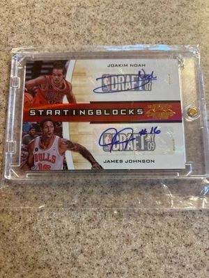 Joakim Noah James Johnson Dual Panini Auto /49 Foto 1 de 2