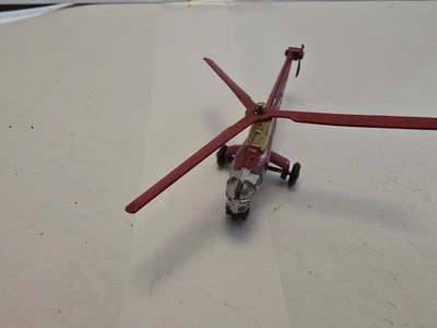 Helicóptero rojo vintage años 60 DINKY #716 SIKORSKY WESTLAND S.51 Foto 1 de 4