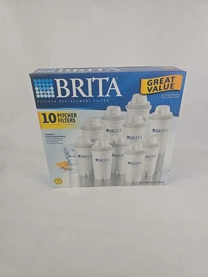 BRITA Replacement Water Pitcher Filters 10 Pack #766229 Filter Lot New AB03 - Image 1 of 4