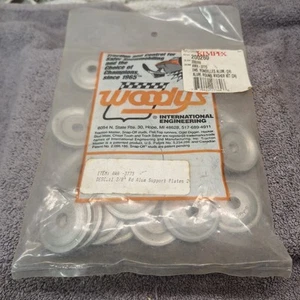 Woodys 24 Pc 3/8 Round Aluminum Stud Support Backer Plates Washers AWA-3775 - Picture 1 of 3