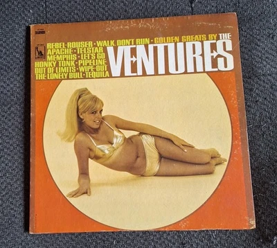 The Ventures ‎– Golden Greats By The Ventures NM- Vinyl Gatefold 1967 Rock Surf - Image 1 of 4