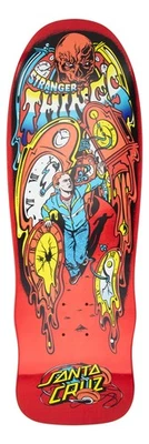 Santa Cruz x Stranger Things Skateboard Deck Grabke Max Melting Clock 9.7" x 29 - Image 1 of 4