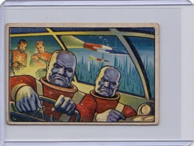1951 Bowman Jets Rockets Spacemen #94 Prisoners of Iron Men VG - Image 1 of 2