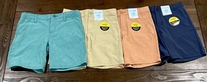 Bundle Of 4 Boys Cat & Jack Quick Dry Golf/Uniform/Dress Shorts Size 10 & 12 - Picture 1 of 10