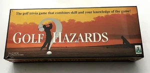 GOLF HAZARDS Trivia Skill Levels Board Game 1998 SEALED - Picture 1 of 3