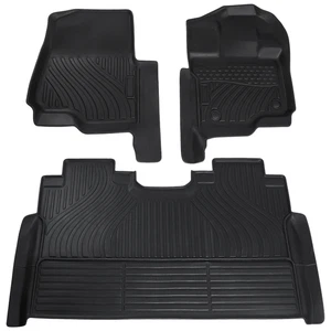 Car Floor Mats Liner For 2010-2025 Ford F-150 F150 SuperCrew Cab TPE US - Foto 1 di 33