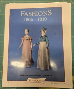 The WISH BOOKLET Wishlet Serie 1,3, und4 Miniatur Puppe MODE Susan Sirkis - Bild 1 von 3