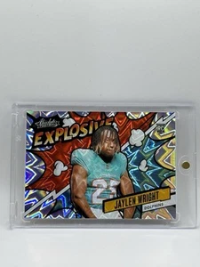 2024 Panini Absolute Explosive Jaylen Wright #EX-JWT RC SSP Beautiful - Bild 1 von 2