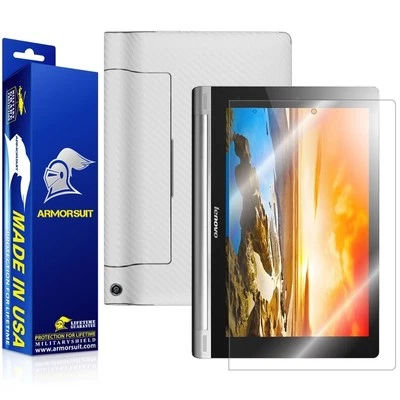 ArmorSuit MilitaryShield Lenovo Yoga Tablet 10" Screen Protector + White Carbon - Image 1 of 4
