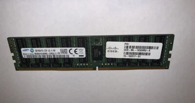 CISCO SAMSUNG 32GB (1*32GB) PC4-2133P DDR4  - UCS-ML-1X324RU-A - Image 1 of 2