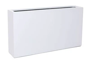Pflanzkübel Raumteiler Fiberglas Weiß Matt ELEMENTO SLIM 90x20x50 B-WARE - Bild 1 von 3